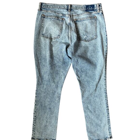 Abercrombie & Fitch The 90’s Skinny High-Rise Jeans Acid Wash Size 16 Short - Picture 3 of 9